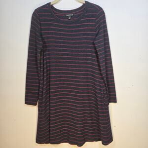 Toad & Co Striped Knit Thermal Dress Size XS